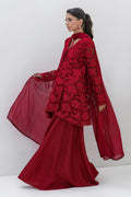 Chic Ophicial | Aarzu Luxe Pret | Red Radiance - by Libasekhas UK - Registered Vendor of : Chic Ophicial - 100% Original Designer Dress