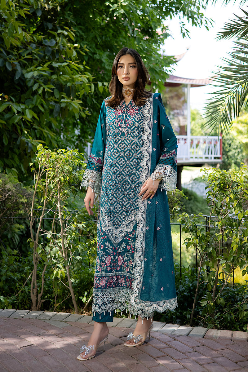 Raeesa Premium | Amani Lawn 26 | AM-006 ZARIA - by Libasekhas - Registered Vendor of : Raeesa Premium - 100% Original Designer Dress