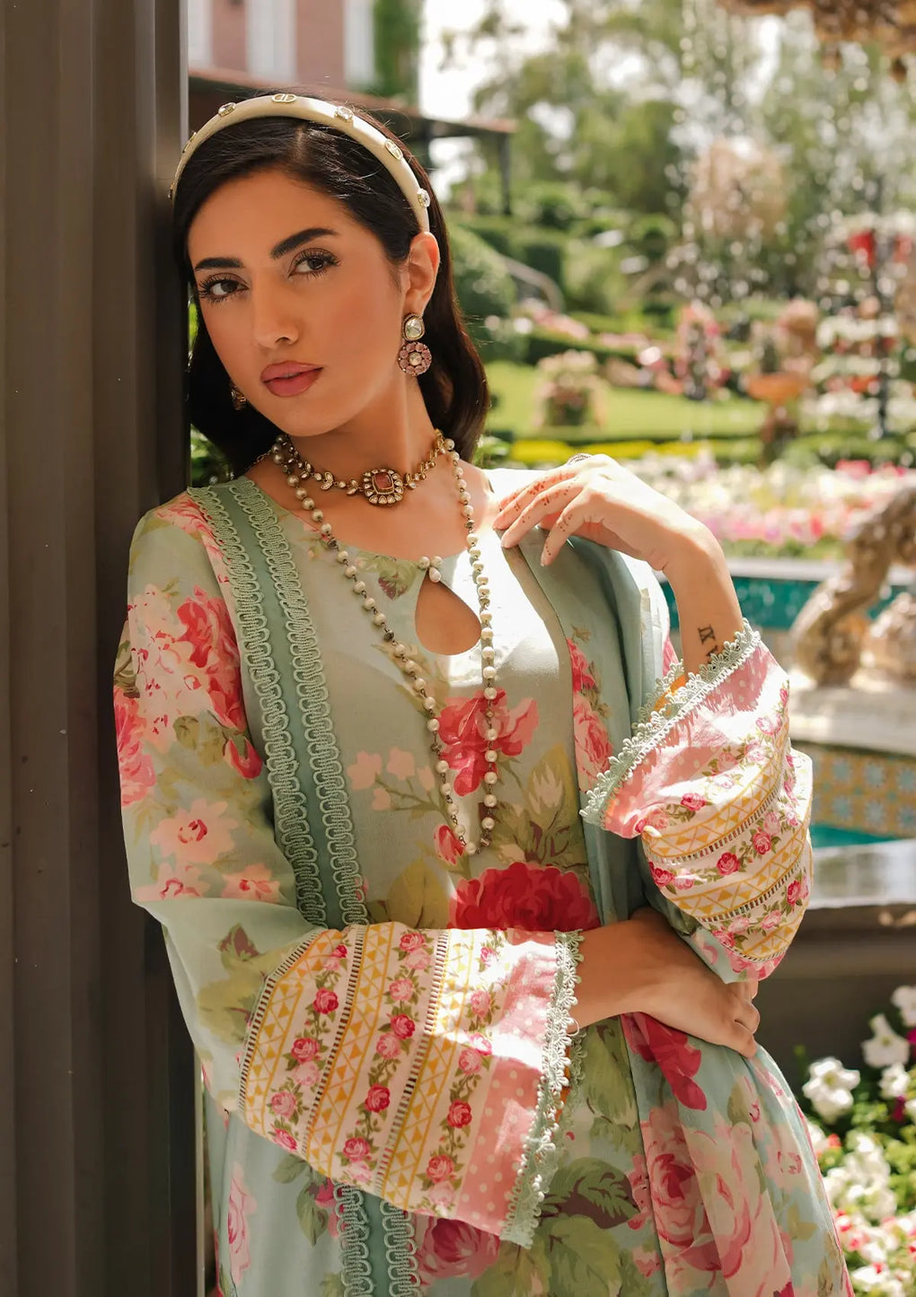 Elaf Premium | Printed Collection 24 | EEP-01A - Frostie - by - Libasekhas UK - Registered Vendor of : Elaf Premium - 100% Original Designer Dresss