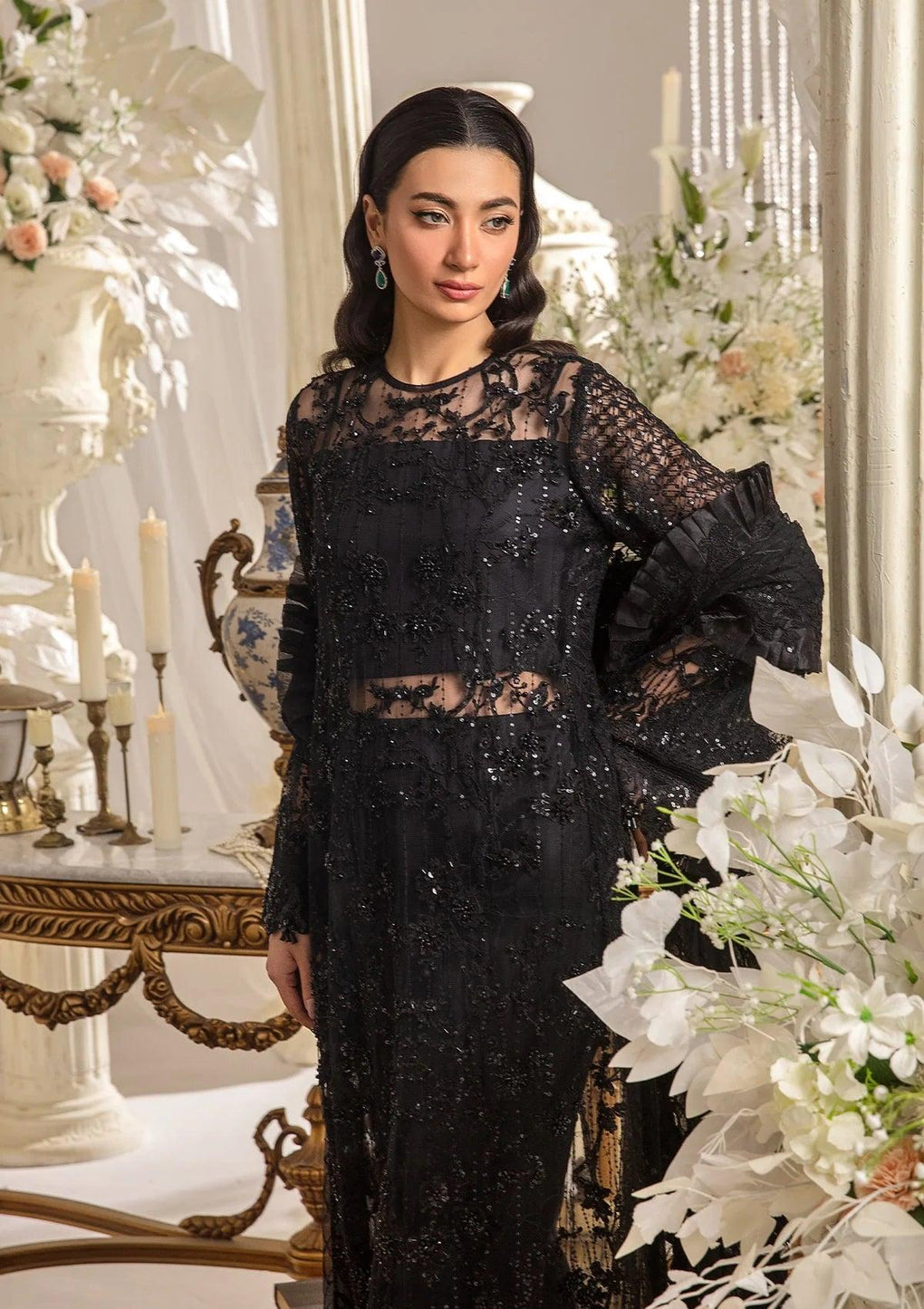 Elaf Premium | Evara Formals 24 | EFE-05 MAJESTY - by - Libasekhas UK - Registered Vendor of : Elaf Premium - 100% Original Designer Dresss