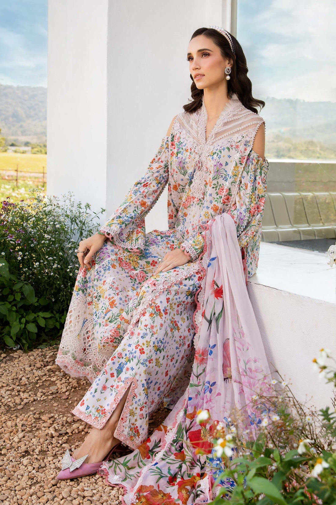 Maria B | M Prints 25 | MPT-2507-A - Ladies Clothes -  Libasekhas