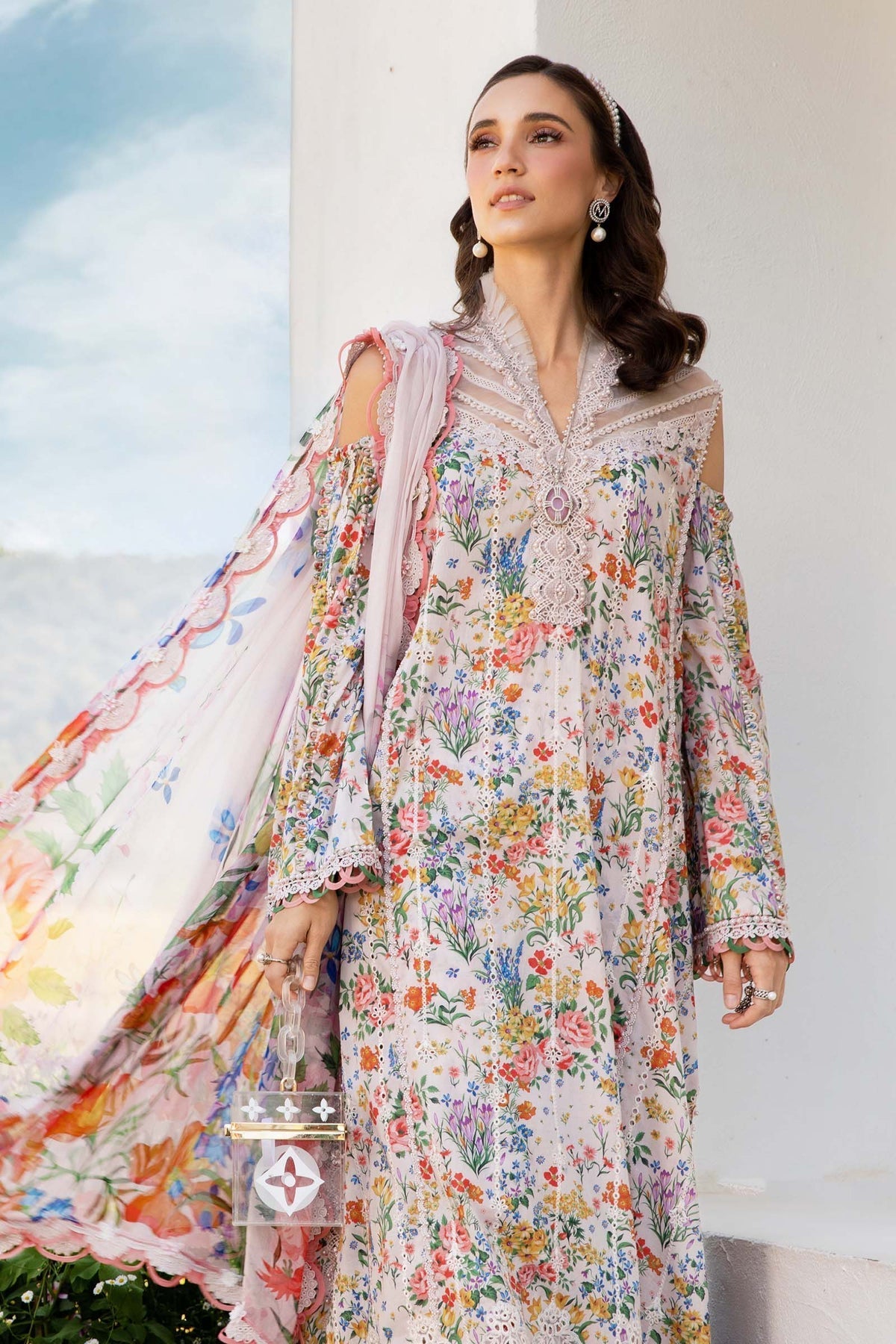 Maria B | M Prints 25 | MPT-2507-A - Ladies Clothes -  Libasekhas