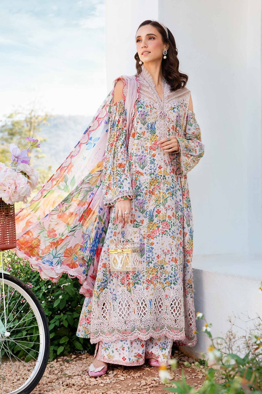 Maria B | M Prints 25 | MPT-2507-A - Ladies Clothes -  Libasekhas