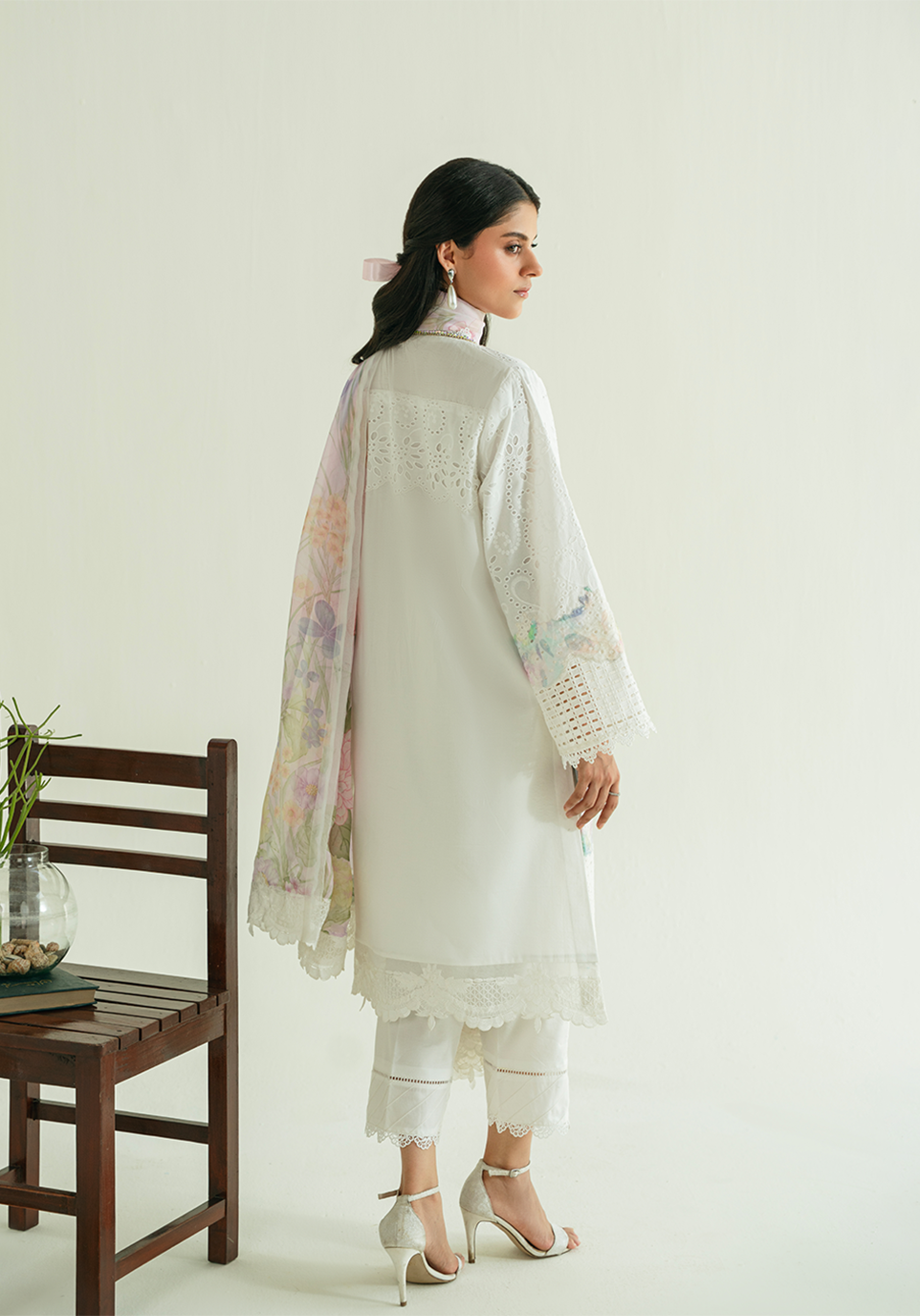 Zarqash | Whispers of Summer | FLORAL REVIERIE - by Libasekhas UK - Registered Vendor of : ZARQ - 100% Original Designer Dress