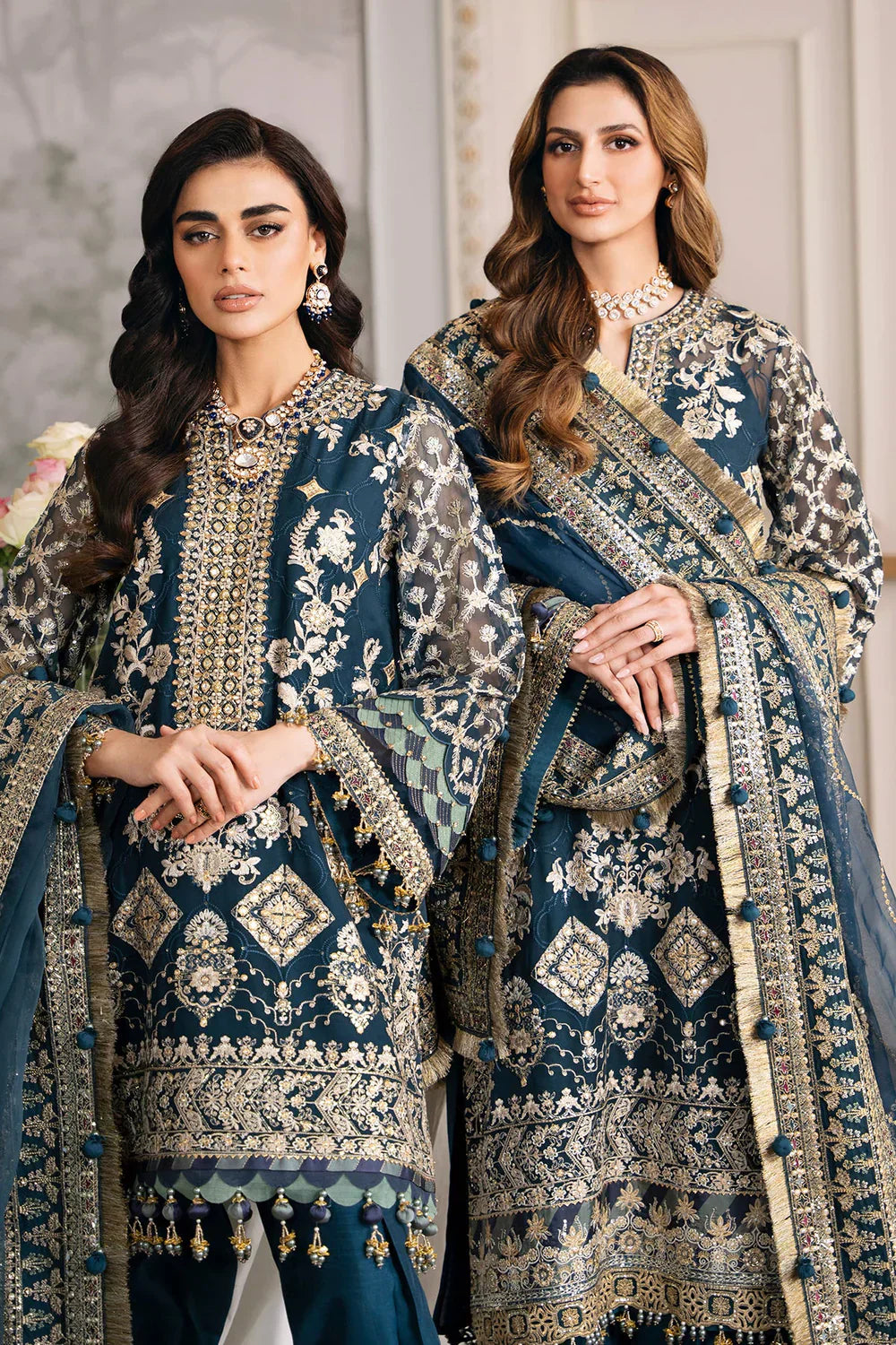 Baroque | Chantelle Embroidered Collection | CH12-01 - by - Libasekhas UK - Registered Vendor of : Baroque - 100% Original Designer Dresss