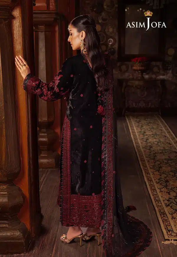 Asim Jofa | Makhmal Wedding Velvet 23 | AJMM-12 - by - Libasekhas UK - Registered Vendor of : Asim Jofa - 100% Original Designer Dresss