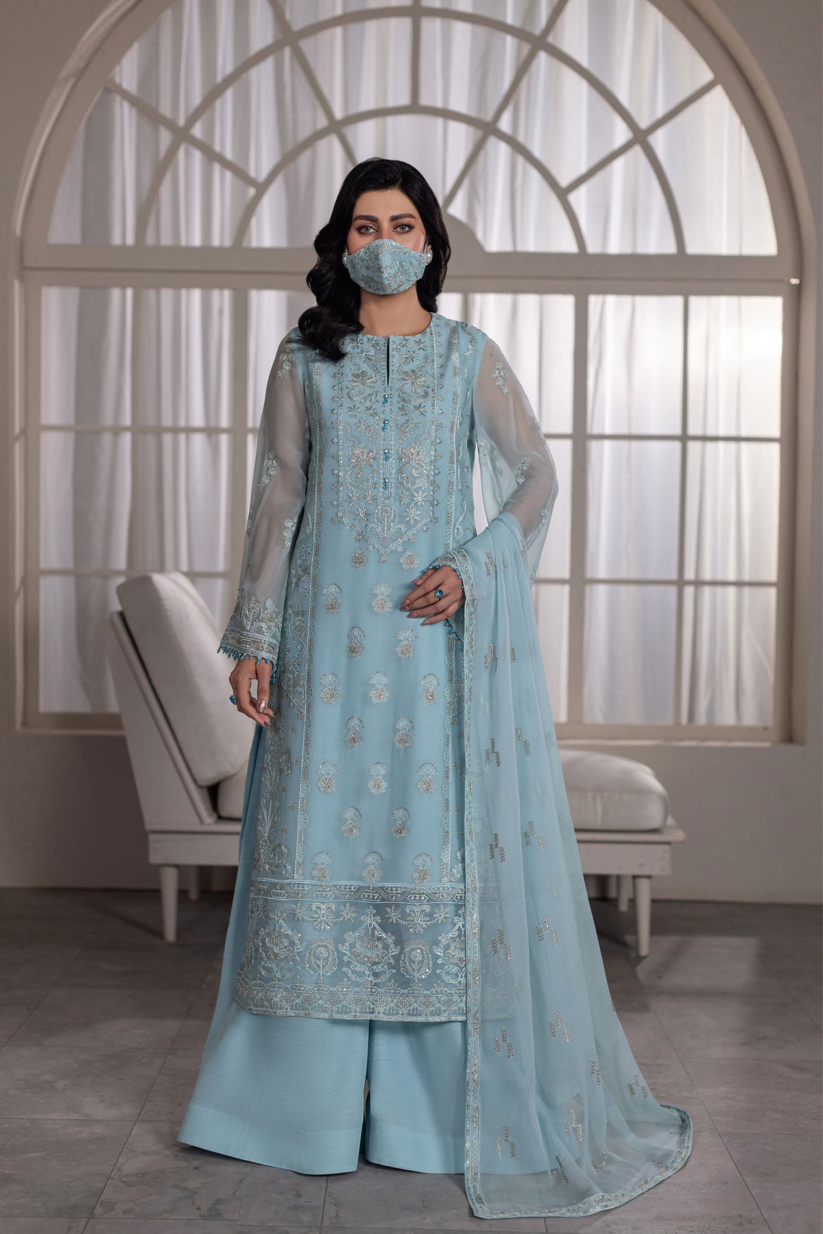 Flossie | Dilkash Kuch Khas | DI-02 B - by Libasekhas UK - Registered Vendor of : Flossie - 100% Original Designer Dress