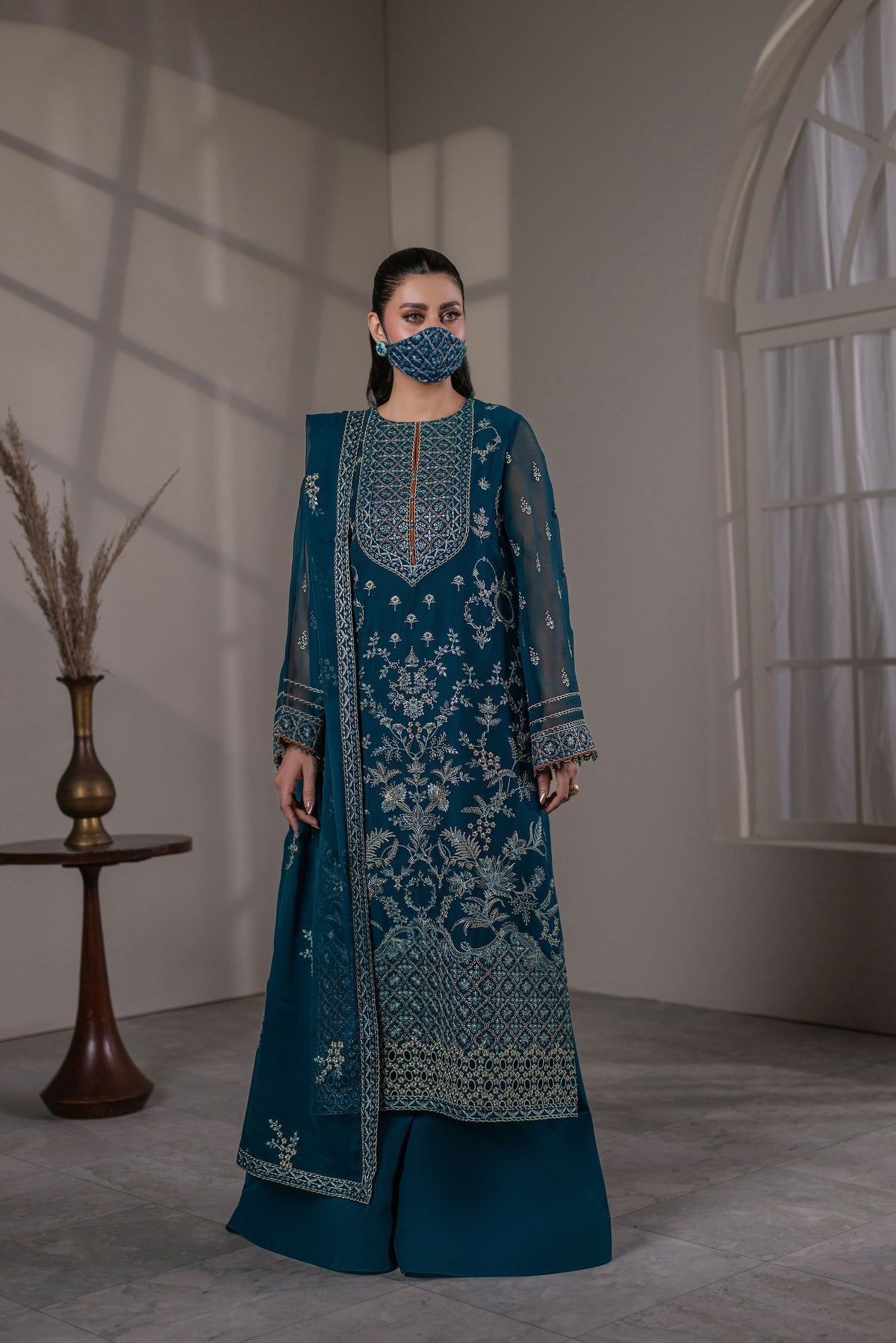 Flossie | Dilkash Kuch Khas | DI-01 B - by Libasekhas UK - Registered Vendor of : Flossie - 100% Original Designer Dress