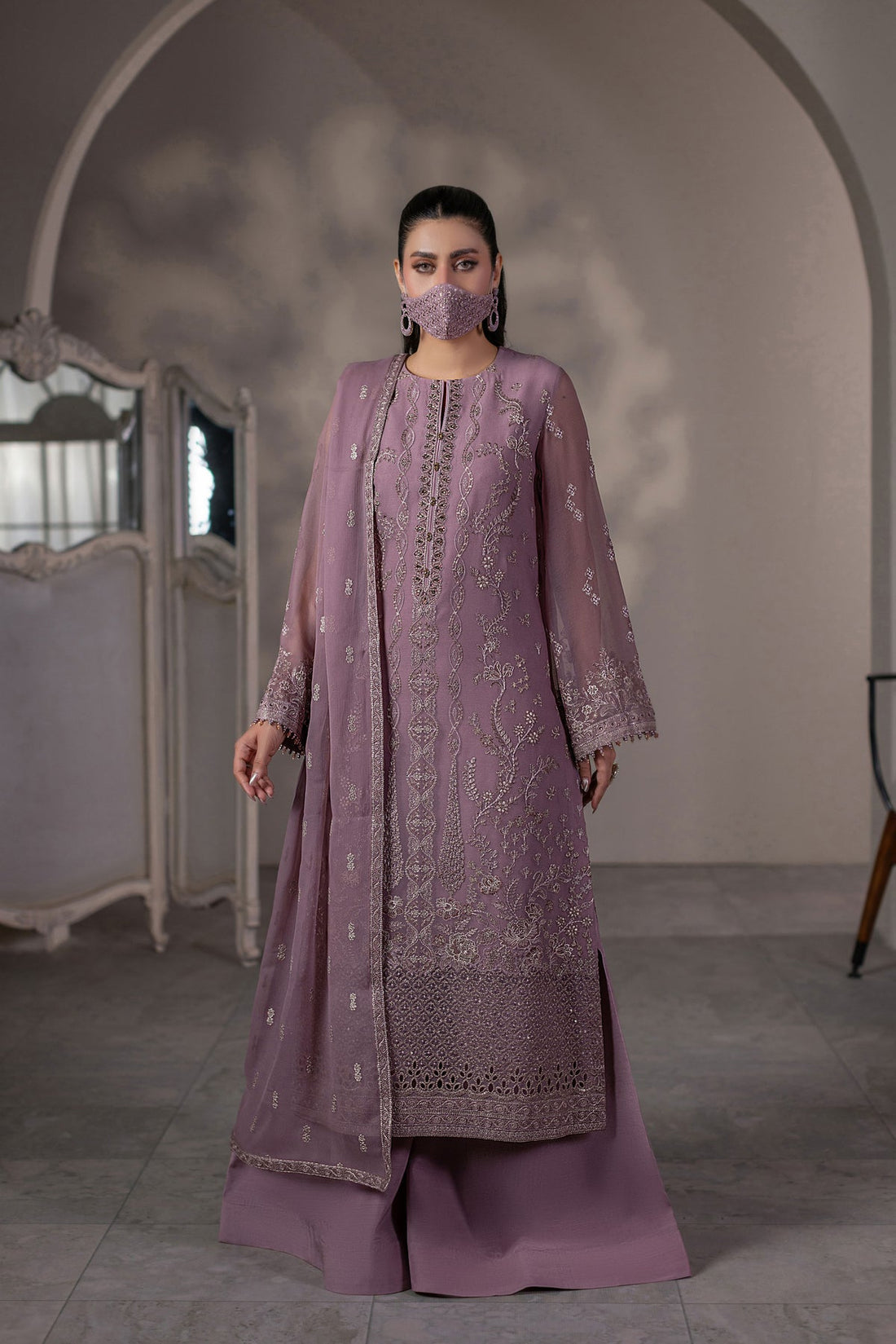 Flossie | Dilkash Kuch Khas | DI-03 B - by Libasekhas UK - Registered Vendor of : Flossie - 100% Original Designer Dress