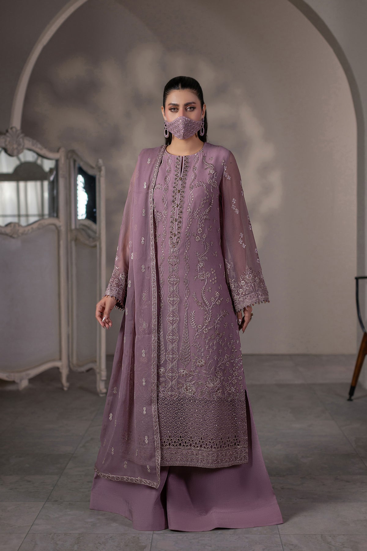 Flossie | Dilkash Kuch Khas | DI-03 B - by Libasekhas UK - Registered Vendor of : Flossie - 100% Original Designer Dress