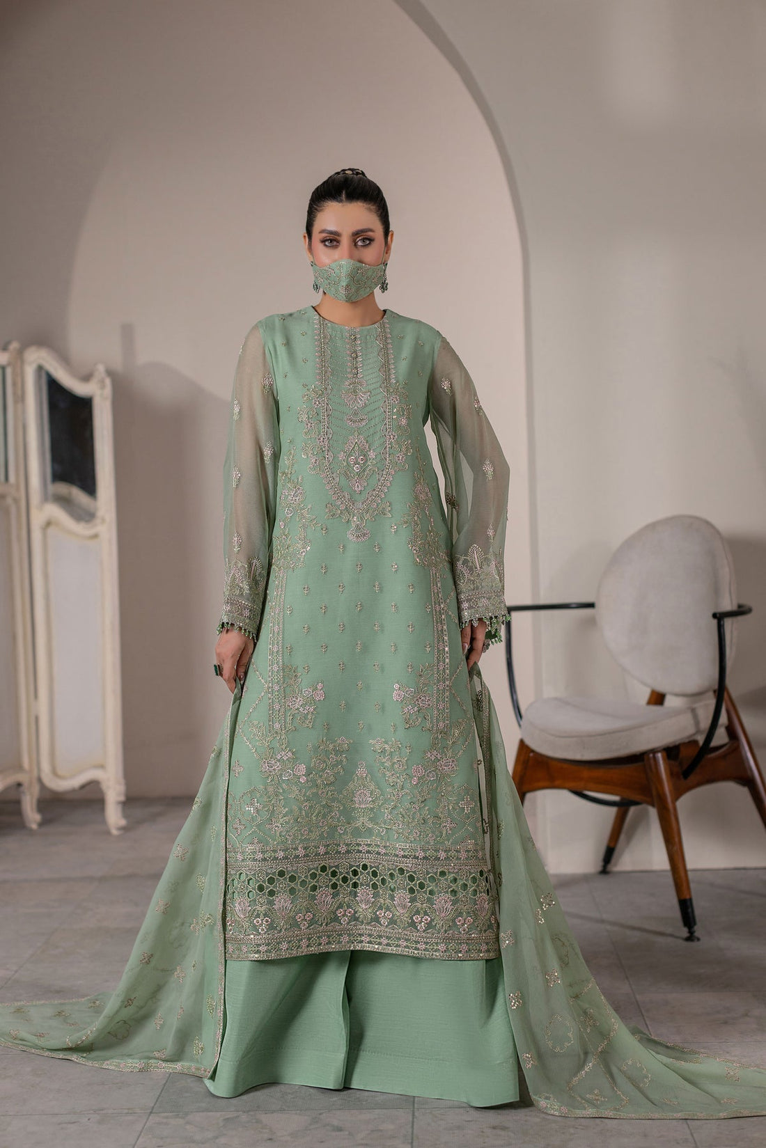 Flossie | Dilkash Kuch Khas | DI-06 A - by Libasekhas UK - Registered Vendor of : Flossie - 100% Original Designer Dress