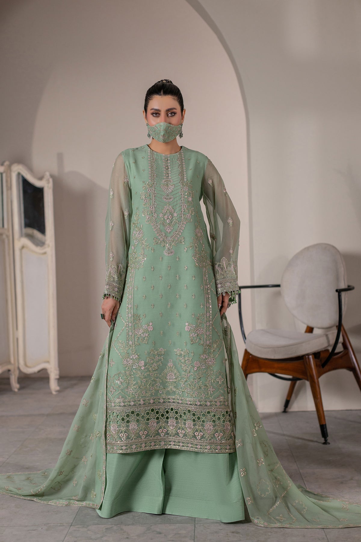 Flossie | Dilkash Kuch Khas | DI-06 A - by Libasekhas UK - Registered Vendor of : Flossie - 100% Original Designer Dress