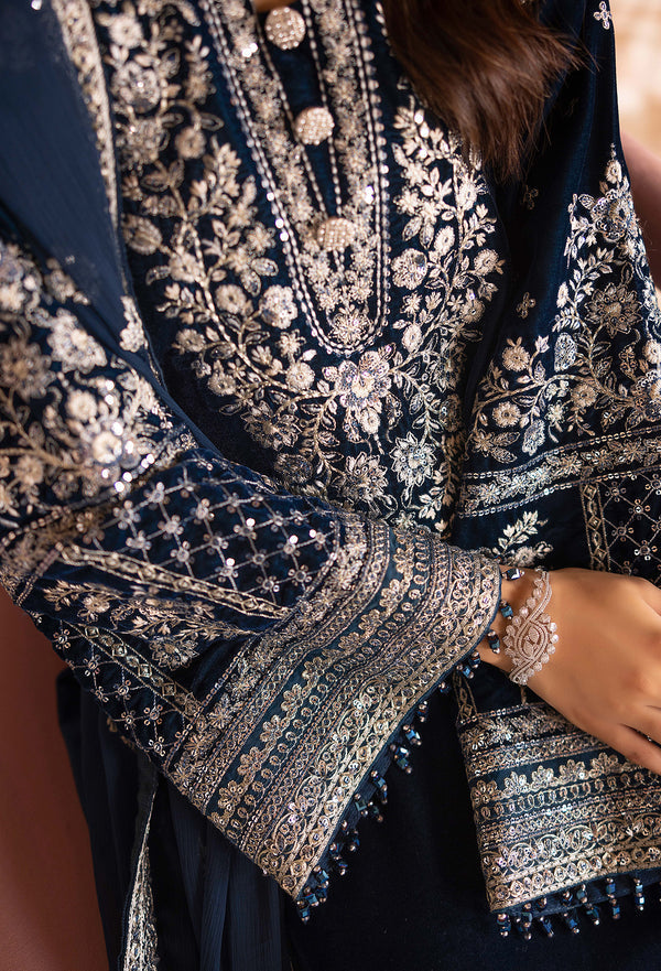 Adans Libas | Velvet 25 | 7529 V - by Libasekhas UK - Registered Vendor of : Adans Libas - 100% Original Designer Dress