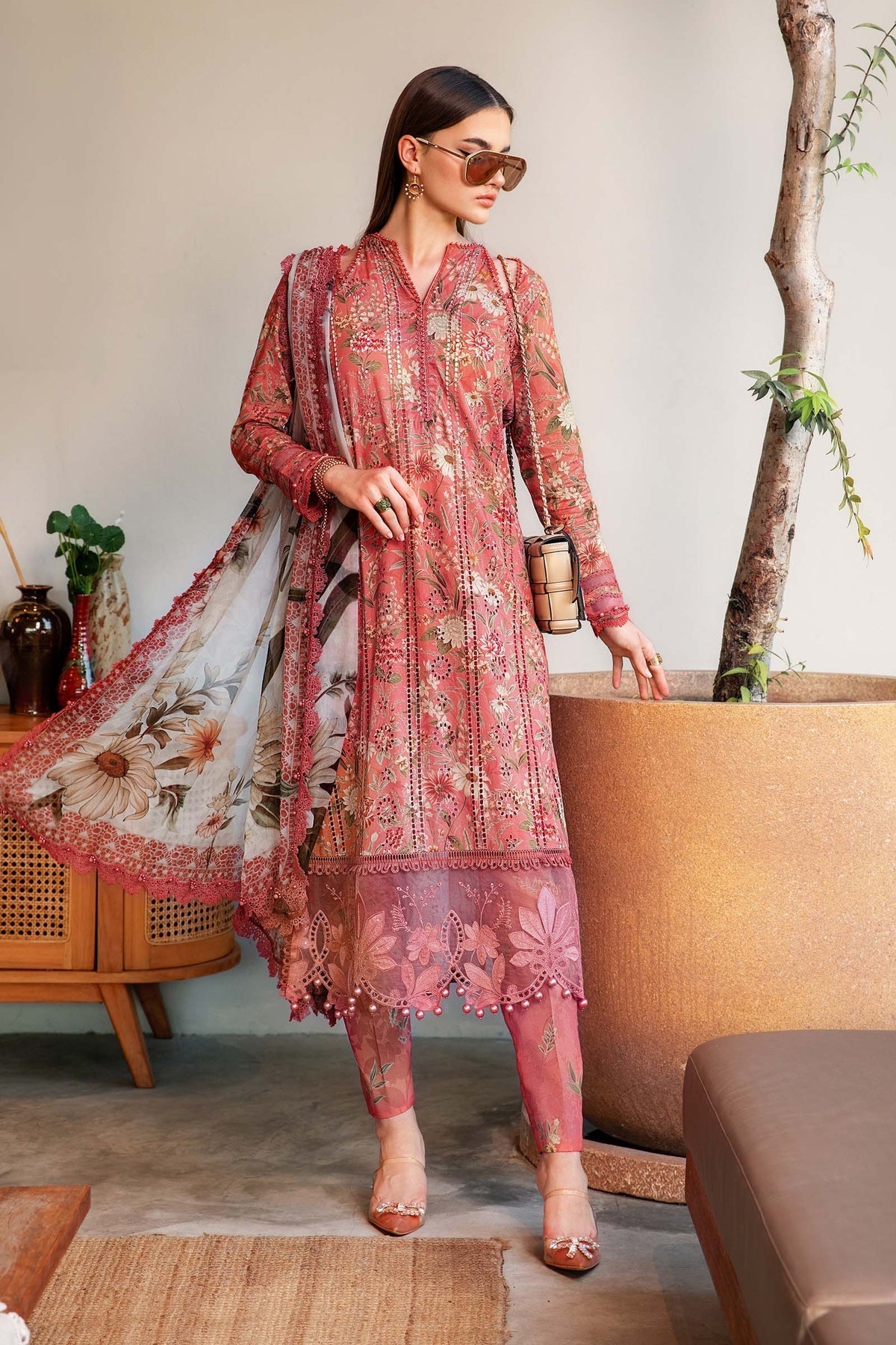 Maria B | M Prints 25 | MPT-2508-A - Ladies Clothes -  Libasekhas