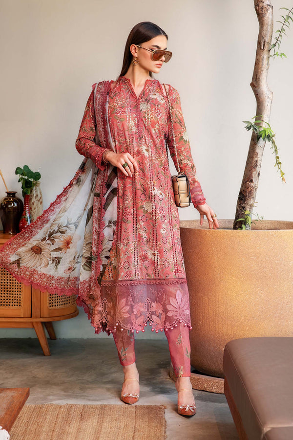 Maria B | M Prints | MPT-2508-A - by Libasekhas UK - Registered Vendor of : Maria B - 100% Original Designer Dress