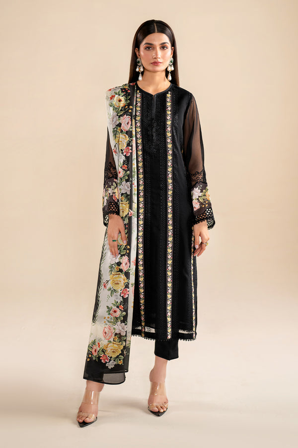 Baroque | Velvet Formals | CHIFFON UF-615 - by - Libasekhas UK - Registered Vendor of : Baroque - 100% Original Designer Dresss
