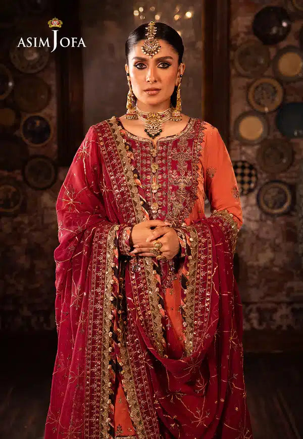 Asim Jofa | Makhmal Wedding Velvet 23 | AJMM-01 - by - Libasekhas UK - Registered Vendor of : Asim Jofa - 100% Original Designer Dresss