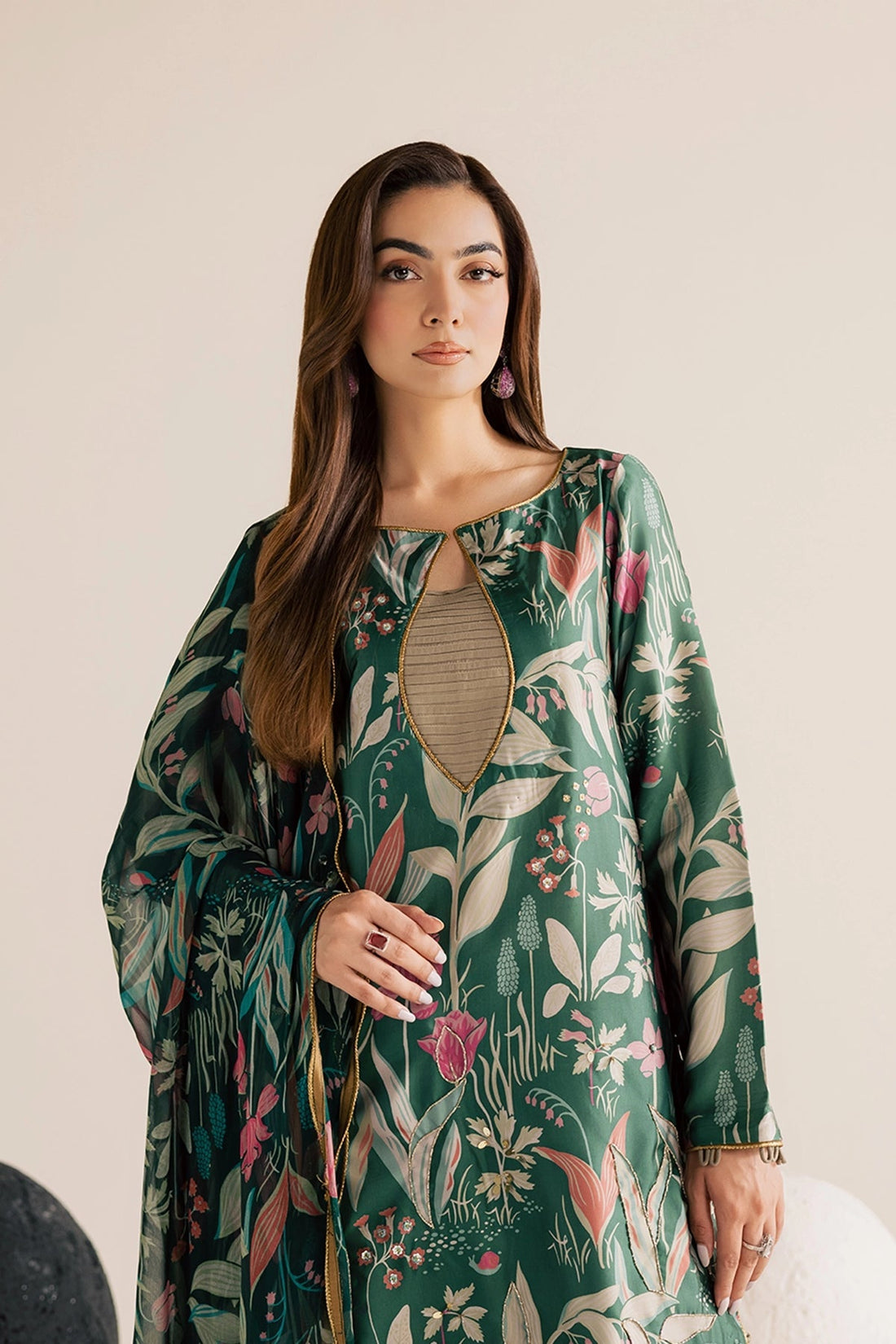 Vanya | Solana Luxe Pret | FF-85 - by Libasekhas UK - Registered Vendor of : Vanya - 100% Original Designer Dress