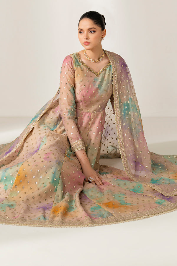 Baroque | Luxury Pret 25 | EMBROIDERED COTTON PATTI PR-1138 - by Libasekhas UK - Registered Vendor of : Baroque - 100% Original Designer Dress