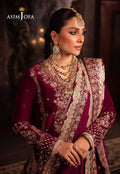 Asim Jofa | Makhmal Wedding Velvet 23 | AJMM-03 - by - Libasekhas UK - Registered Vendor of : Asim Jofa - 100% Original Designer Dresss