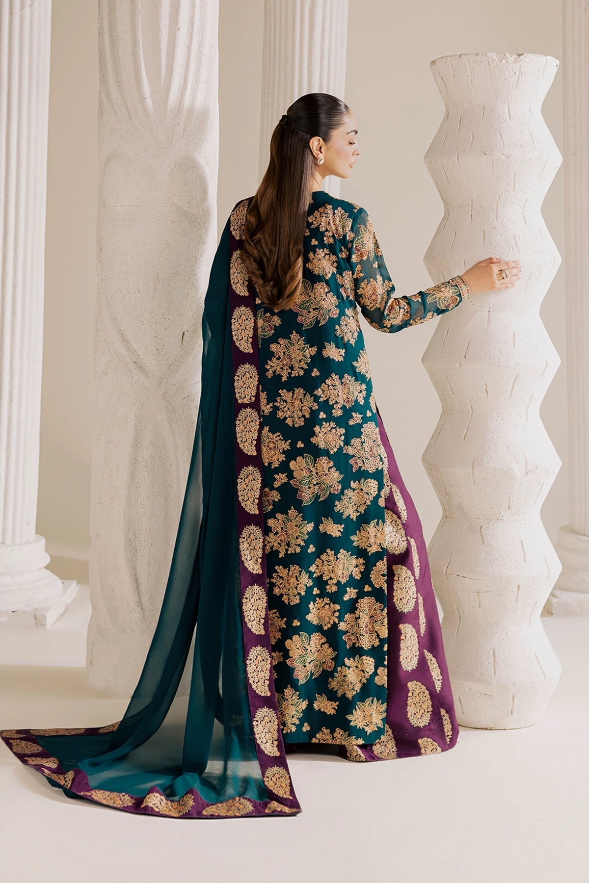 Vanya | Solana Luxe Pret | FF-84 - by Libasekhas UK - Registered Vendor of : Vanya - 100% Original Designer Dress
