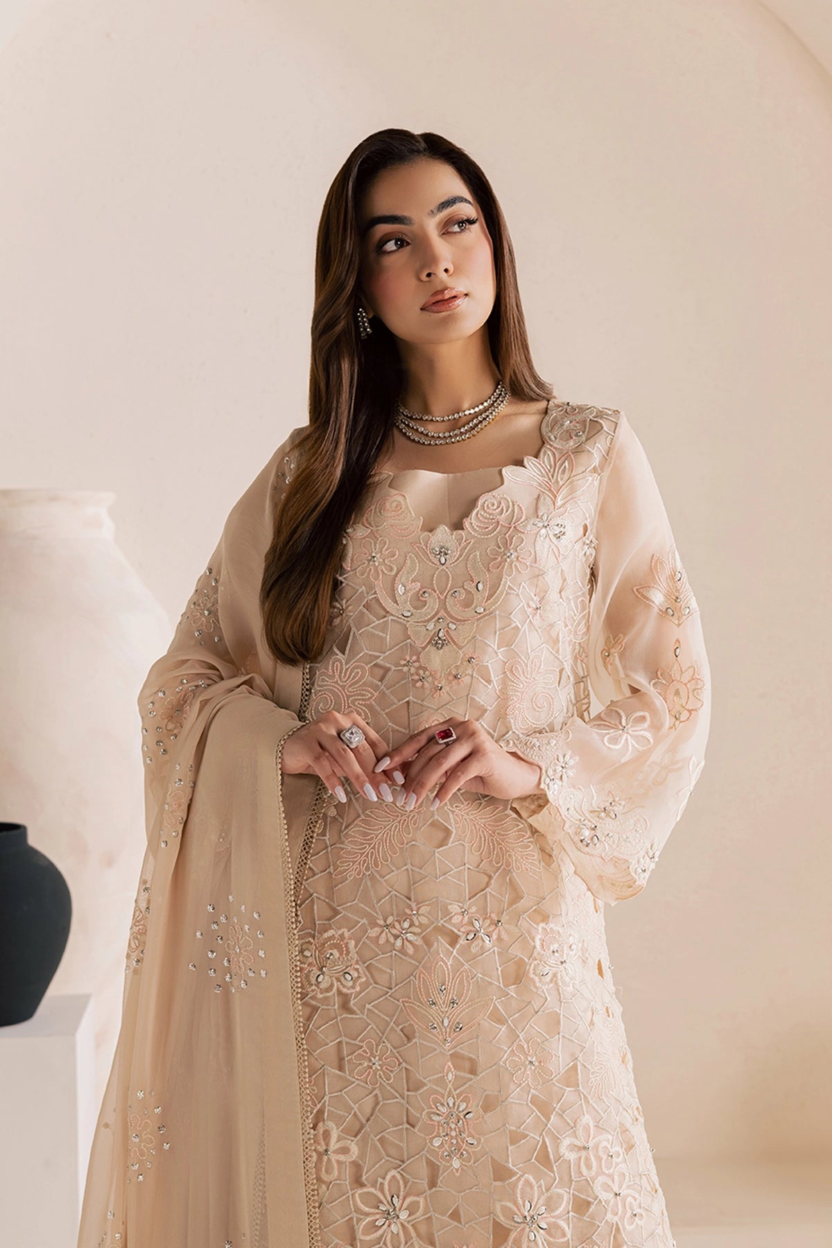 Vanya | Solana Luxe Pret |   FF-83 - by Libasekhas UK - Registered Vendor of : Vanya - 100% Original Designer Dress