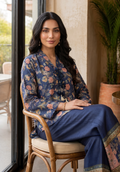 Zarqash | Silk Edit 26 | Indigo Reverie - by Libasekhas UK - Registered Vendor of : Zarqash - 100% Original Designer Dress