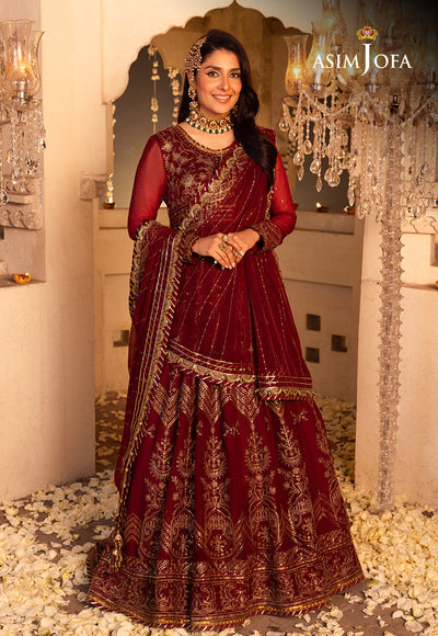 Asim Jofa | Shehnai Festive Collection | AJSH-16 - by - Libasekhas UK - Registered Vendor of : Asim Jofa - 100% Original Designer Dresss
