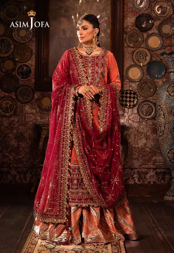 Asim Jofa | Makhmal Wedding Velvet 23 | AJMM-01 - by - Libasekhas UK - Registered Vendor of : Asim Jofa - 100% Original Designer Dresss