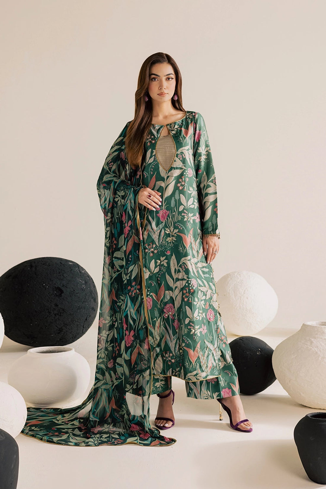 Vanya | Solana Luxe Pret | FF-85 - by Libasekhas UK - Registered Vendor of : Vanya - 100% Original Designer Dress