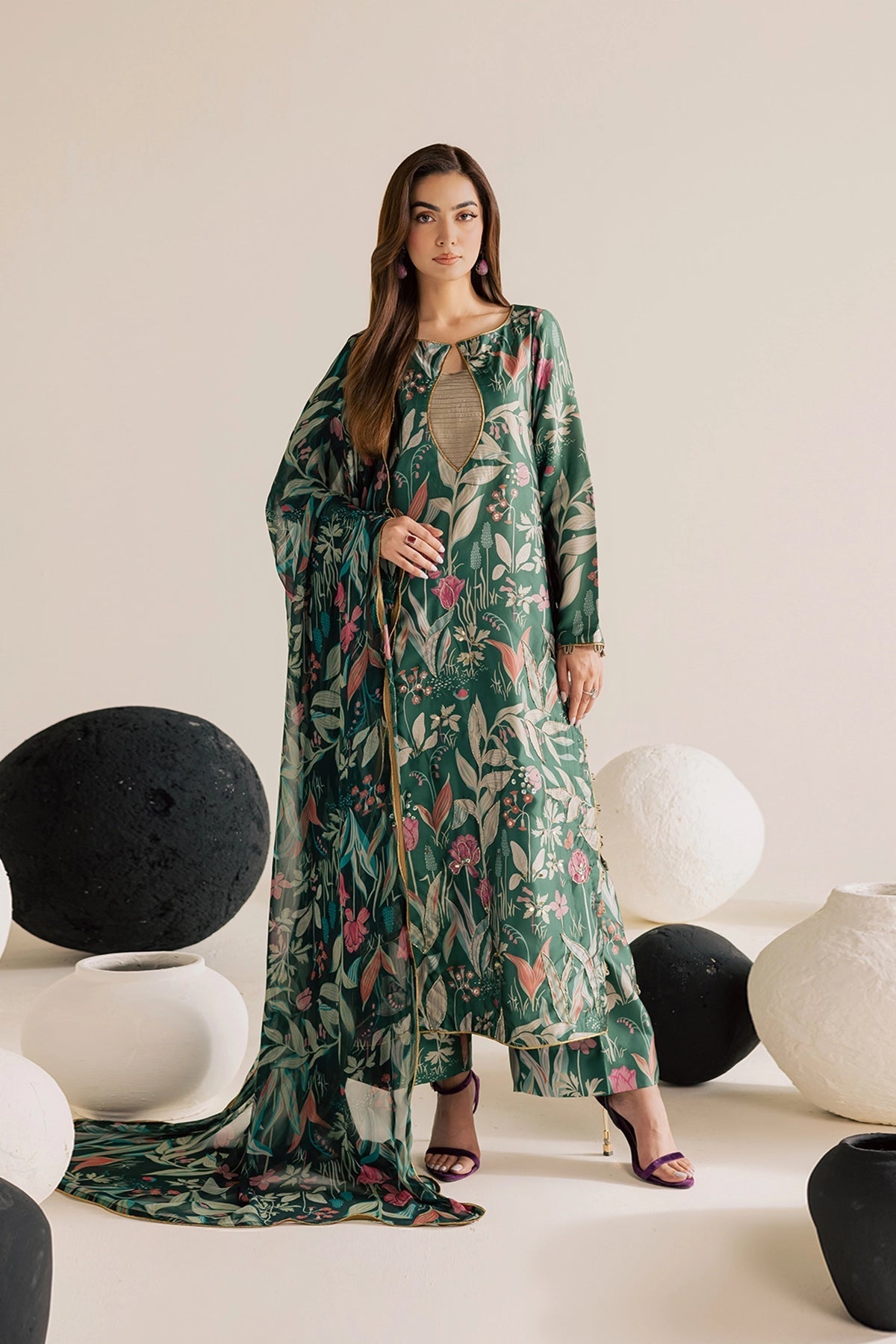 Vanya | Solana Luxe Pret | FF-85 - by Libasekhas UK - Registered Vendor of : Vanya - 100% Original Designer Dress