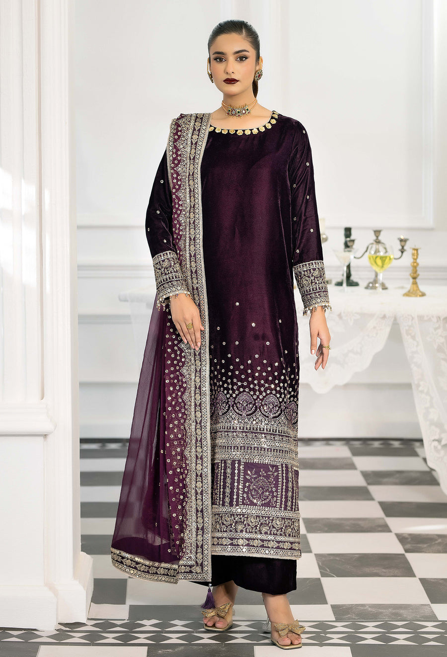 Adans Libas | Velvet 25 | VELVET 7780 - by Libasekhas UK - Registered Vendor of : Adans Libas - 100% Original Designer Dress