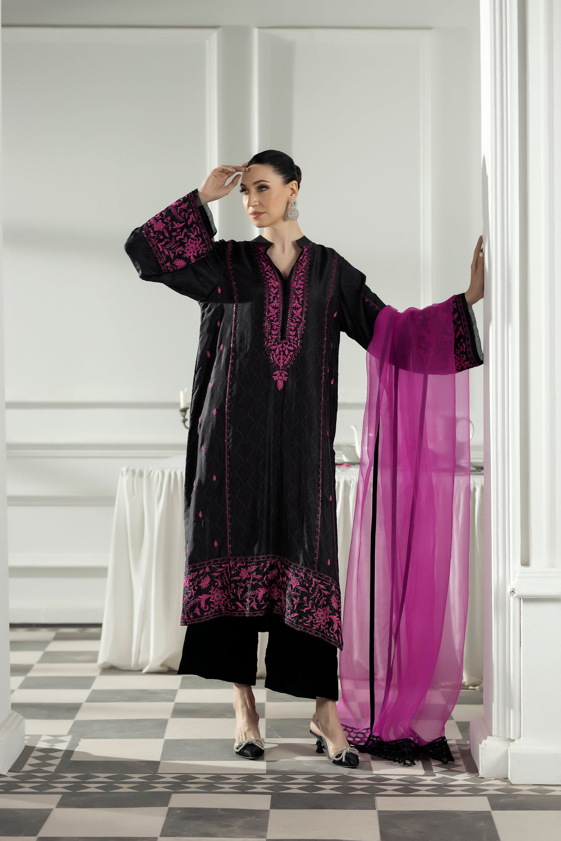 Purple Haze | Suraya Edit | Bedazzled - by Libasekhas - Registered Vendor of : Purple Haze - 100% Original Designer Dress