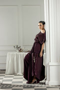 Purple Haze | Suraya Edit | Burgundy Belle - by Libasekhas - Registered Vendor of : Purple Haze - 100% Original Designer Dress