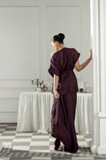 Purple Haze | Suraya Edit | Burgundy Belle - by Libasekhas - Registered Vendor of : Purple Haze - 100% Original Designer Dress