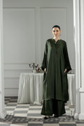 Purple Haze | Suraya Edit | Elegant in Olive - by Libasekhas - Registered Vendor of : Purple Haze - 100% Original Designer Dress