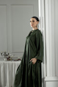 Purple Haze | Suraya Edit | Elegant in Olive - by Libasekhas - Registered Vendor of : Purple Haze - 100% Original Designer Dress