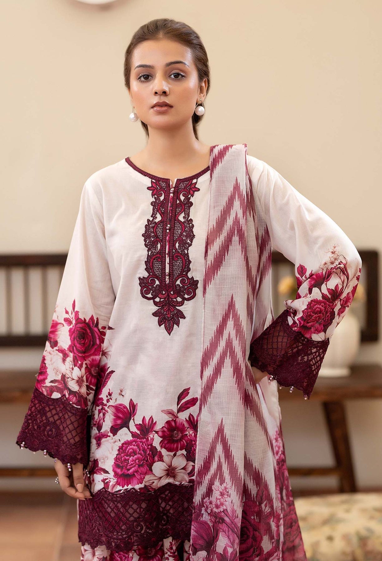 Adans Libas | Prints Eid Edit | 26676 - by - Libasekhas UK - Registered Vendor of : Adans Libas - 100% Original Designer Dresss