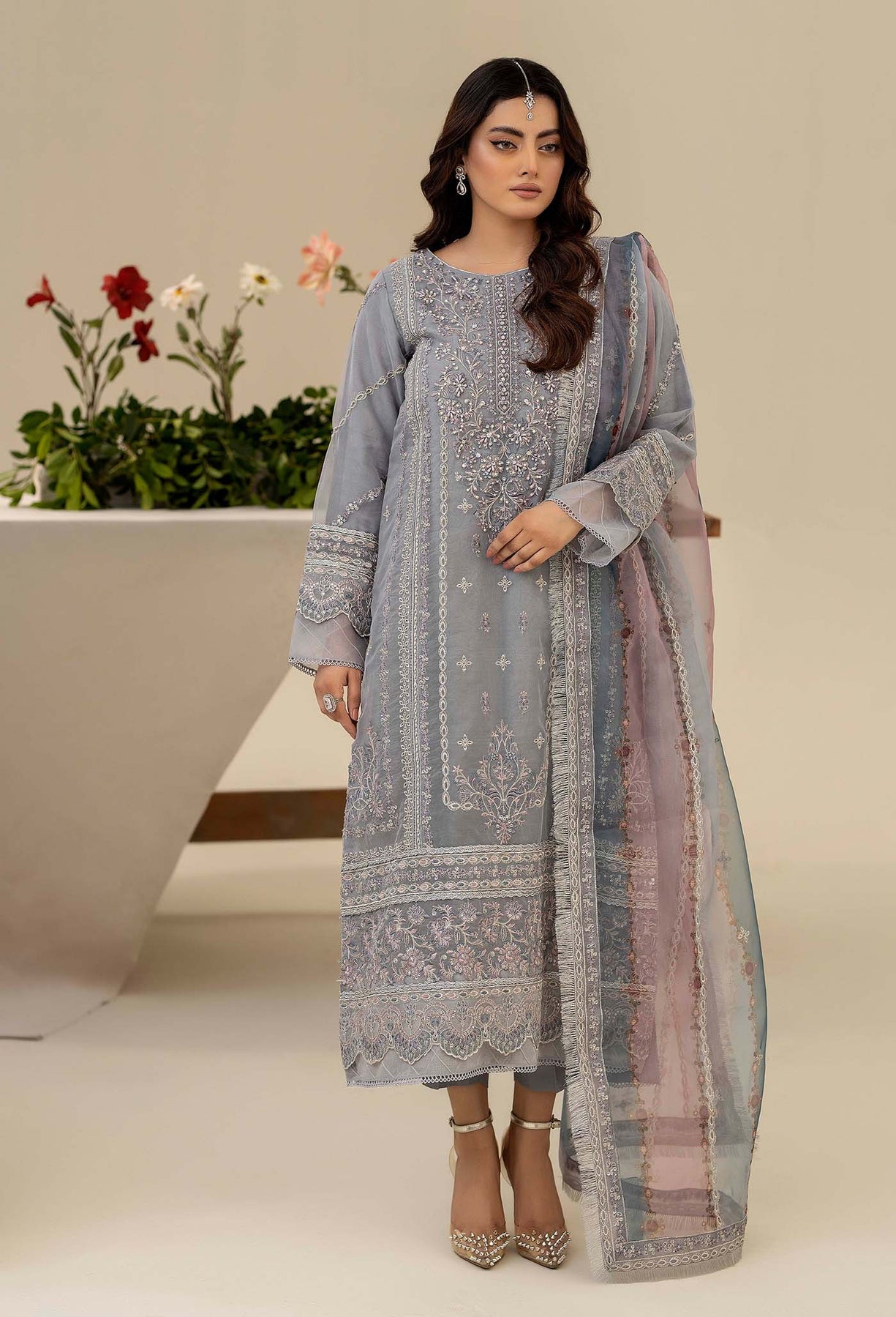 Adans Libas | Tissue De Luxe | DELUXE 444414 - by - Libasekhas UK - Registered Vendor of : Adans Libas - 100% Original Designer Dresss