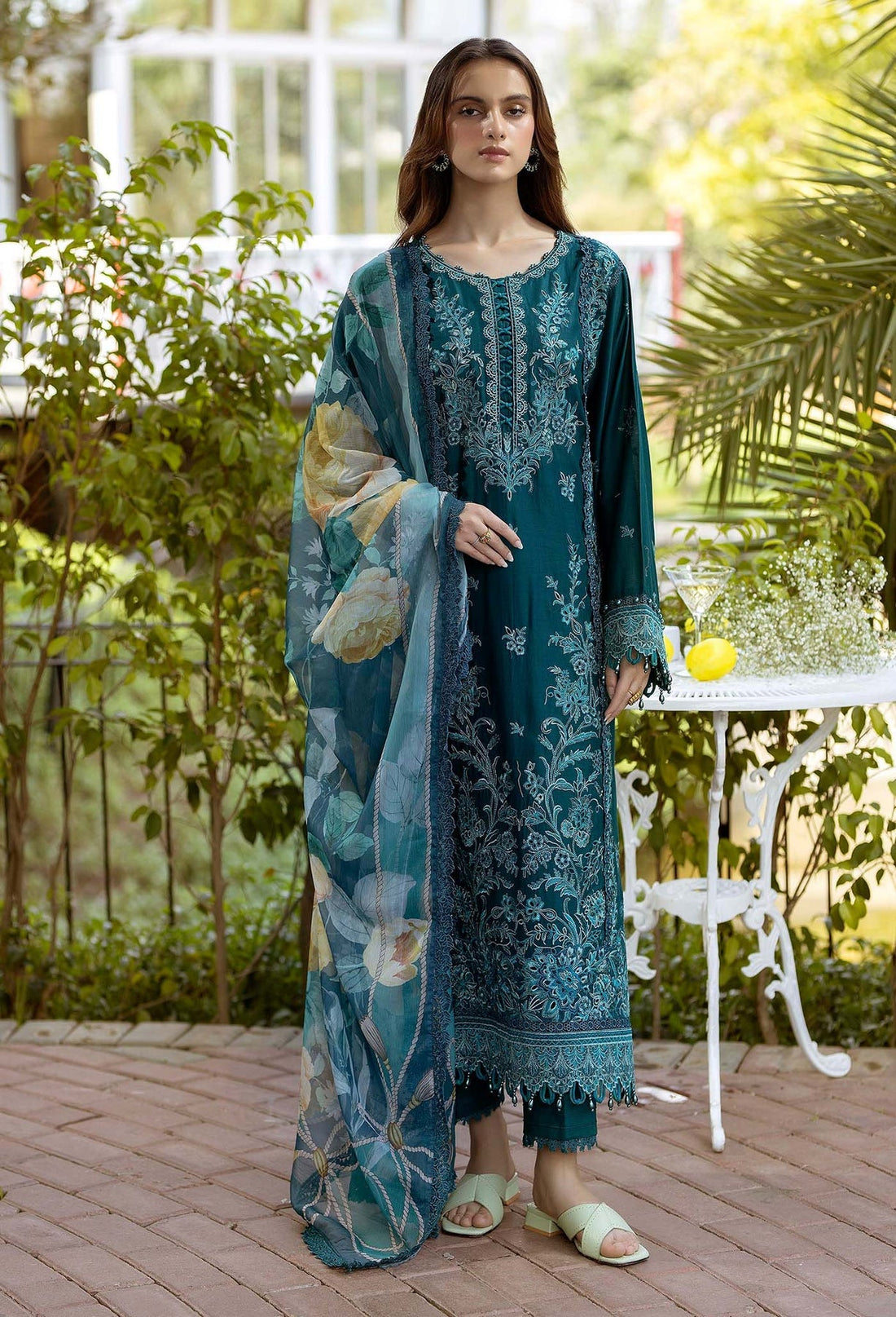 Adans Libas | Gardenia Lawn 25 | GARDENIA 2620 - by - Libasekhas UK - Registered Vendor of : Adans Libas - 100% Original Designer Dresss