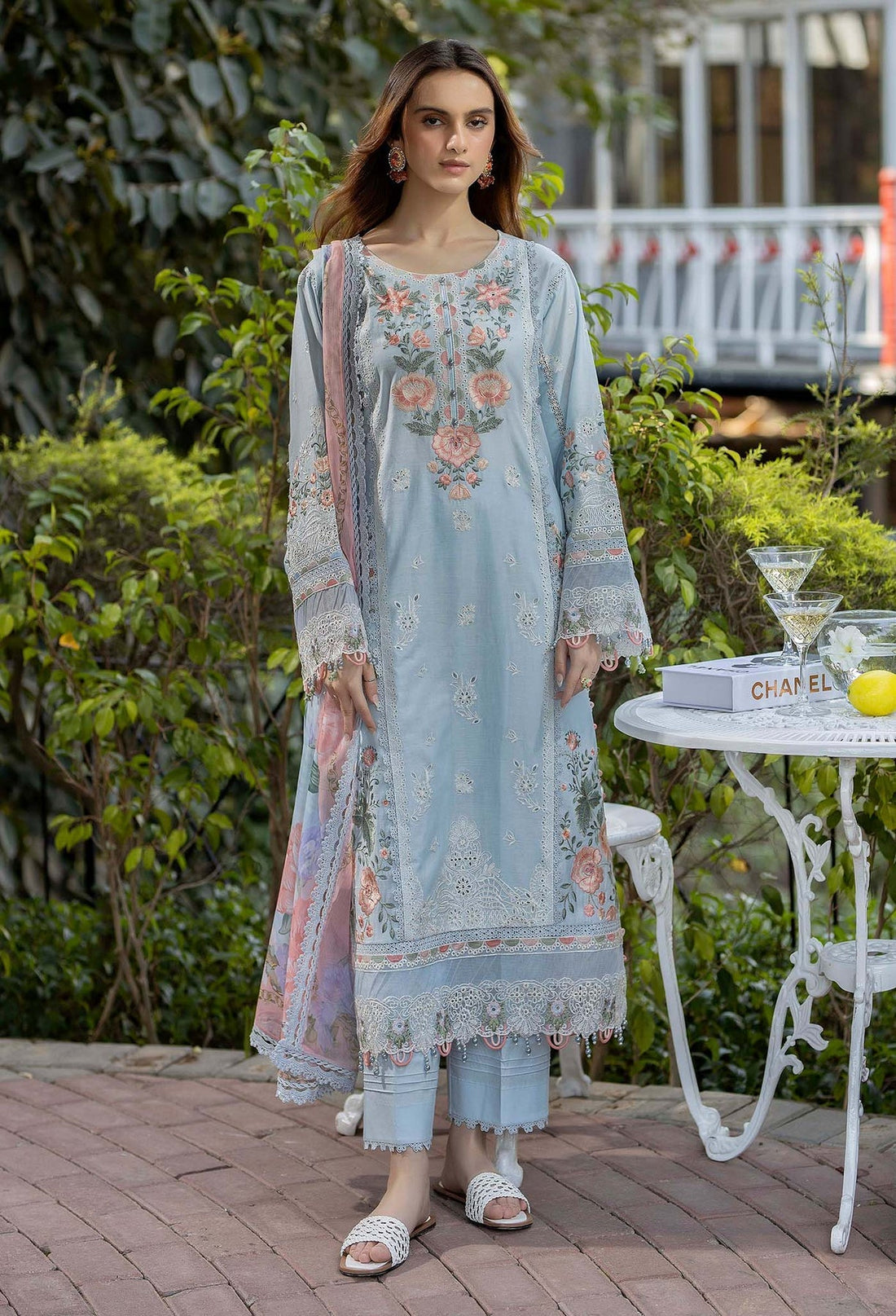 Adans Libas | Gardenia Lawn 25 | GARDENIA 2628 - by - Libasekhas UK - Registered Vendor of : Adans Libas - 100% Original Designer Dresss