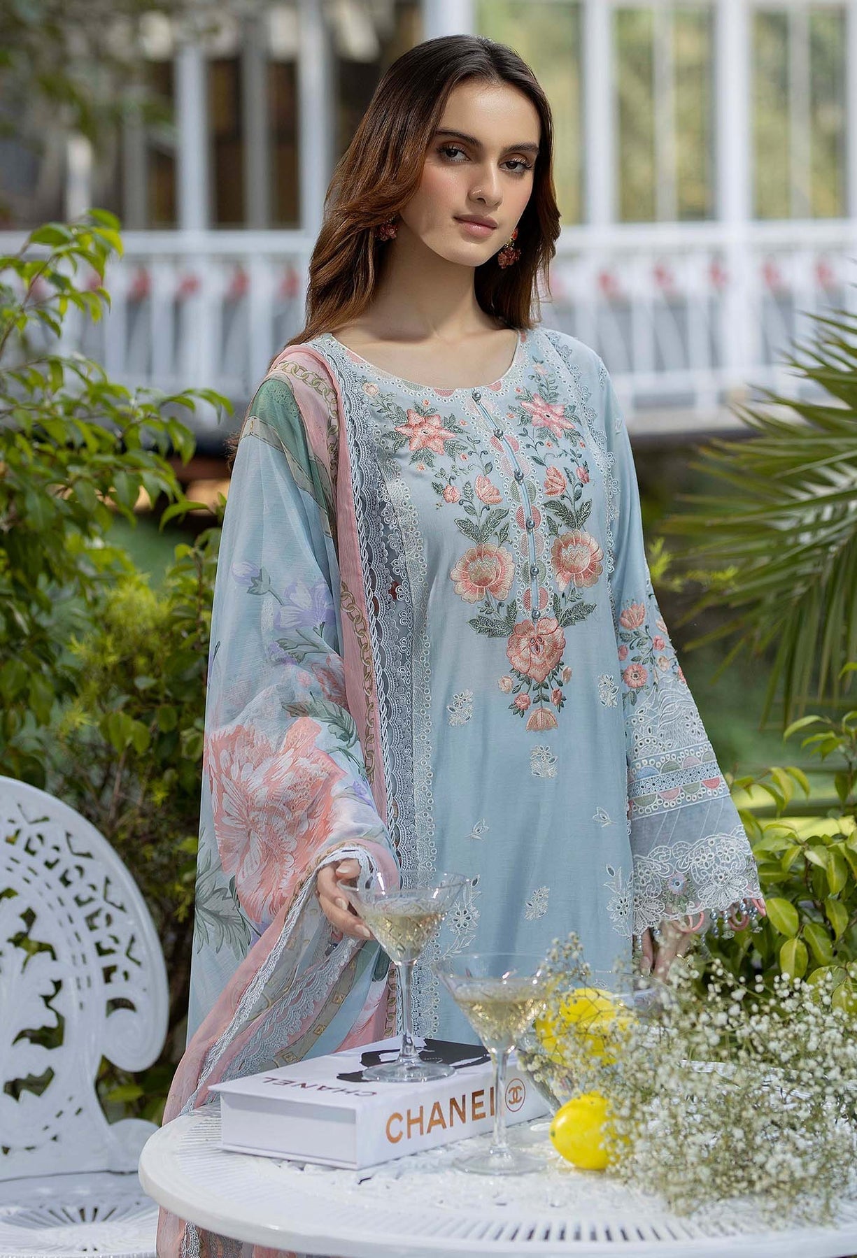 Adans Libas | Gardenia Lawn 25 | GARDENIA 2628 - by - Libasekhas UK - Registered Vendor of : Adans Libas - 100% Original Designer Dresss