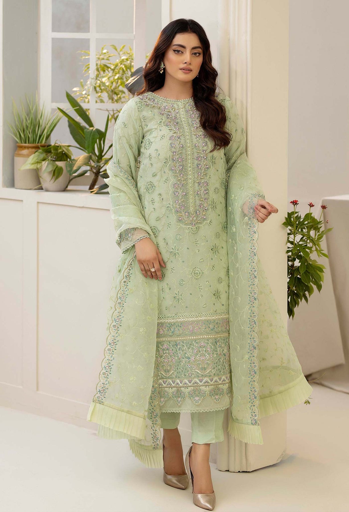 Adans Libas | Tissue De Luxe | DELUXE 444418 - by - Libasekhas UK - Registered Vendor of : Adans Libas - 100% Original Designer Dresss