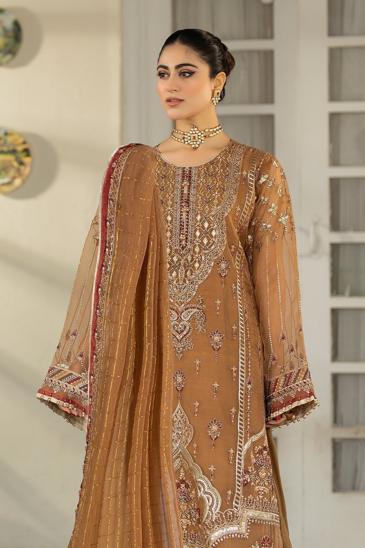 Raeesa Premium | Dehleez Formals | DL-1025 Tarz -E- Zameen - by - Libasekhas UK - Registered Vendor of : Raeesa Premium - 100% Original Designer Dresss