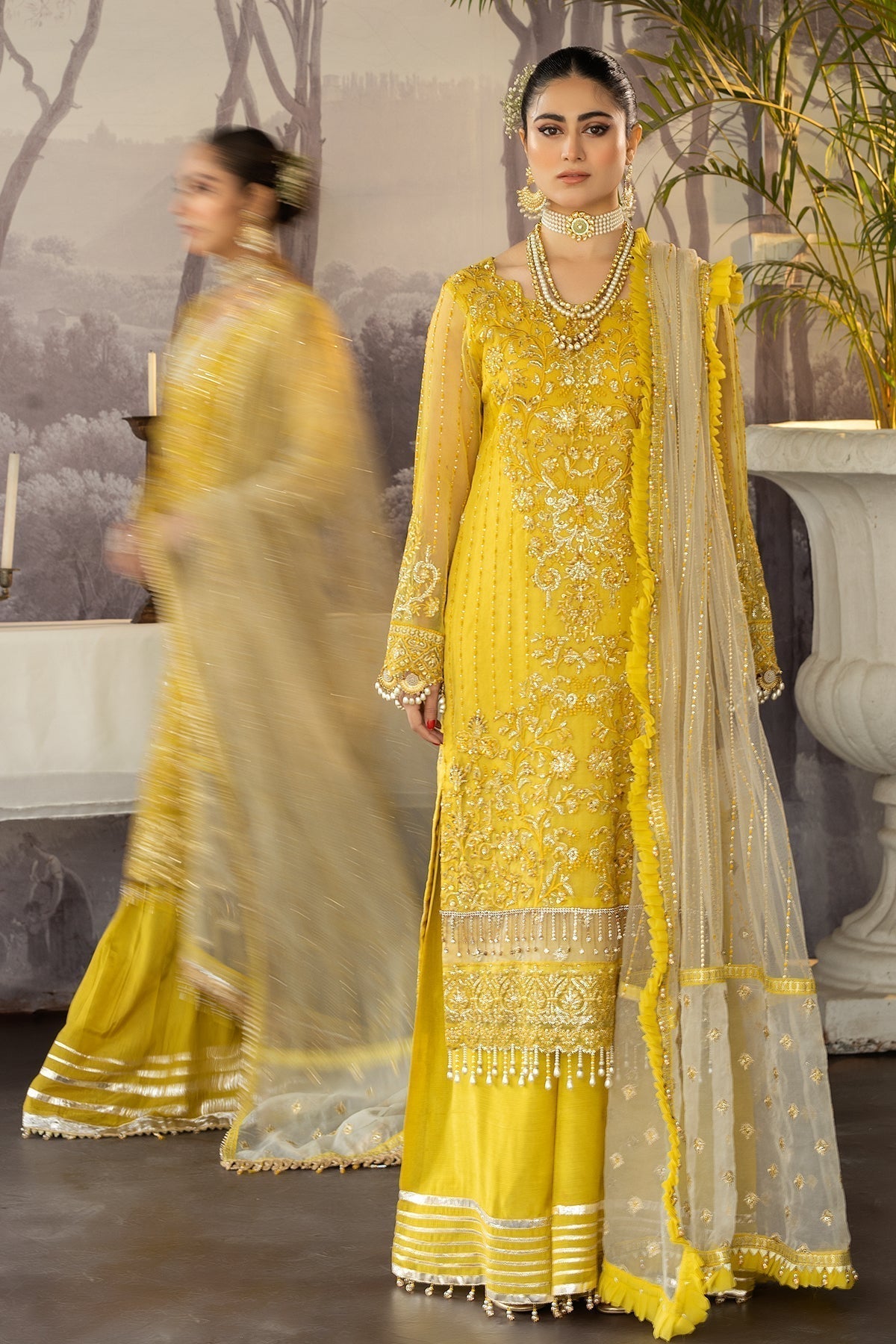 Raeesa Premium | Dehleez Formals | DL-1026 Mehfil-E-Aab - by - Libasekhas UK - Registered Vendor of : Raeesa Premium - 100% Original Designer Dresss