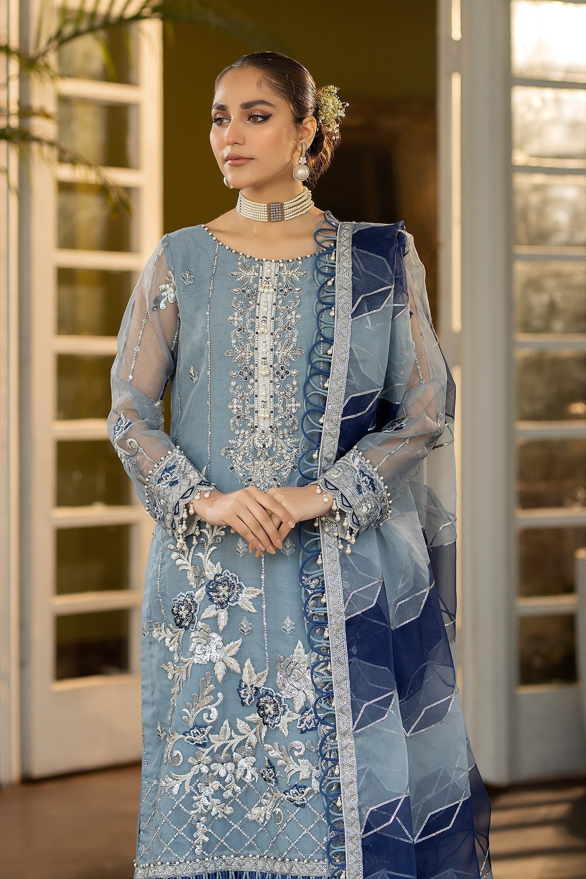 Raeesa Premium | Dehleez Formals | DL-1028 Khayali - by - Libasekhas UK - Registered Vendor of : Raeesa Premium - 100% Original Designer Dresss