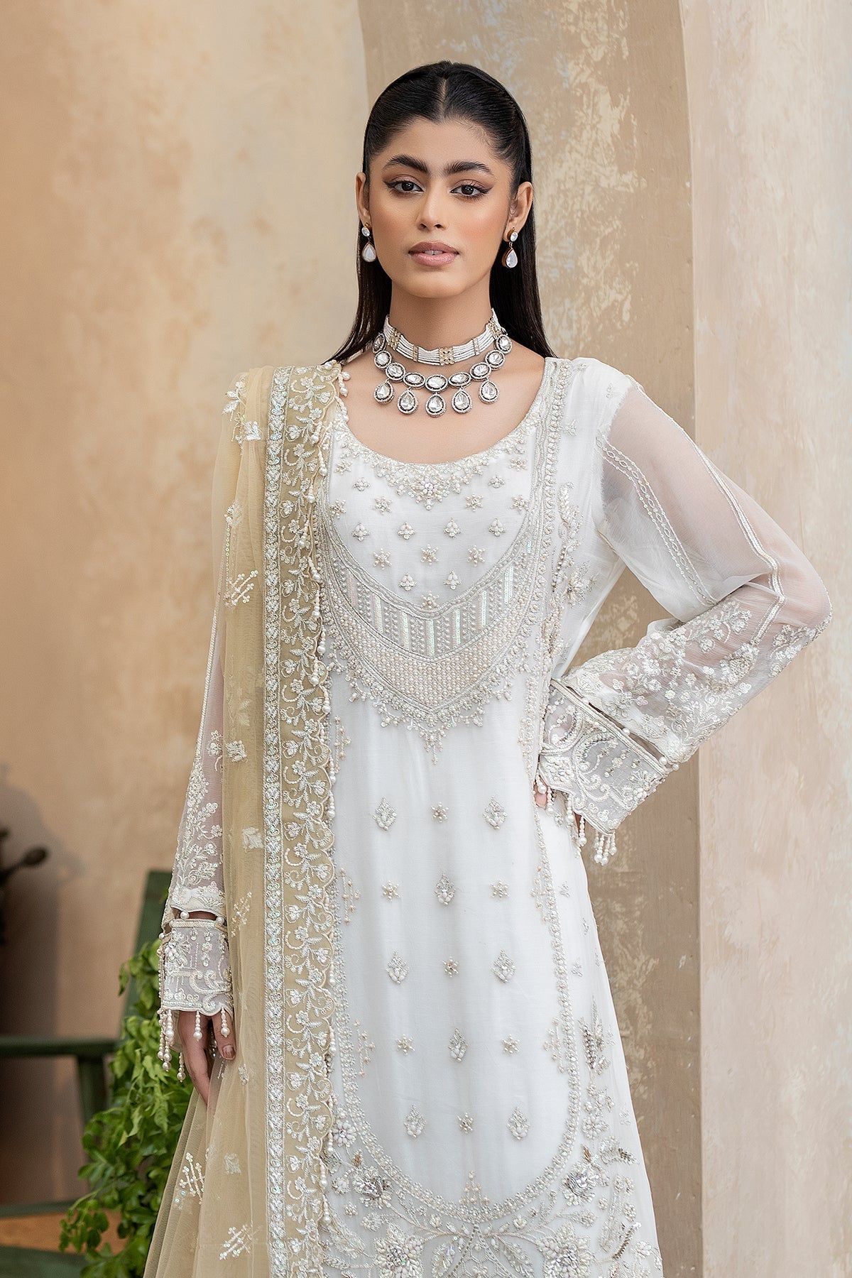 Raeesa Premium | Ada Premium Collection | HU - 49 Aab-E-Zar - by - Libasekhas UK - Registered Vendor of : Raeesa Premium - 100% Original Designer Dresss