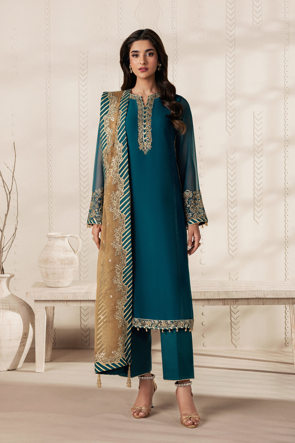 Zarif | Bayaan Formals | JHEEL - by Libasekhas UK - Registered Vendor of : Zarif - 100% Original Designer Dress