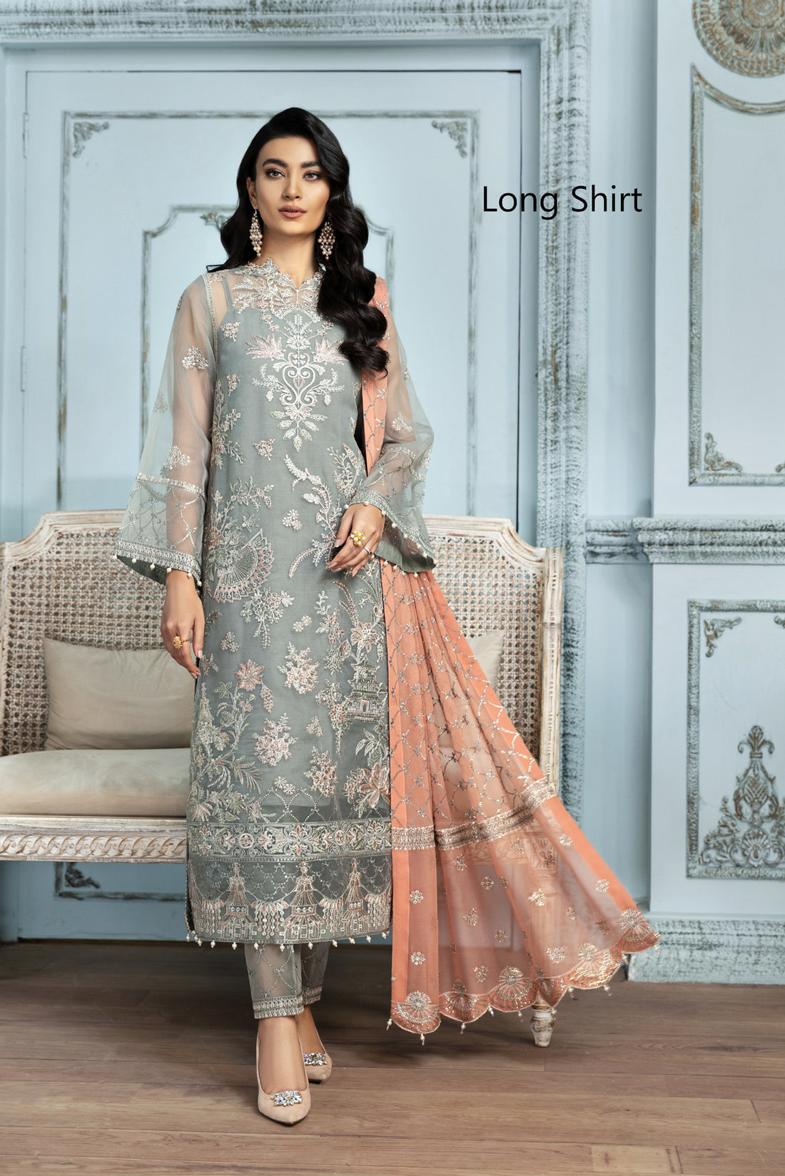 Alizeh | Formals Collection | Zamair - by - Libasekhas UK - Registered Vendor of : Alizeh - 100% Original Designer Dresss