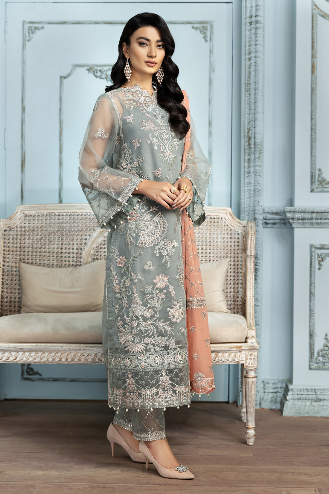 Alizeh | Formals Collection | Zamair - by - Libasekhas UK - Registered Vendor of : Alizeh - 100% Original Designer Dresss